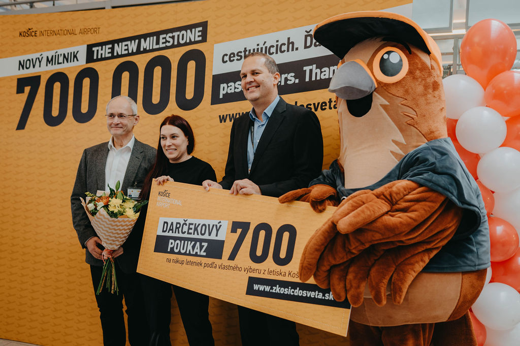 Rekord na letisku Košice