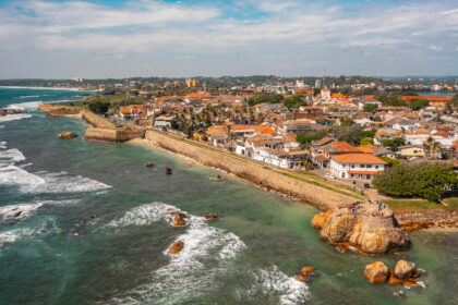 Aerial view of Dutch Fort in Galle